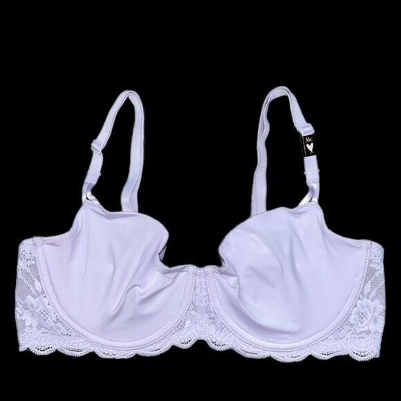 Victorias Secret Dream Angels Push Up without padding uplift unlined bra Lilac - Picture 3 of 6